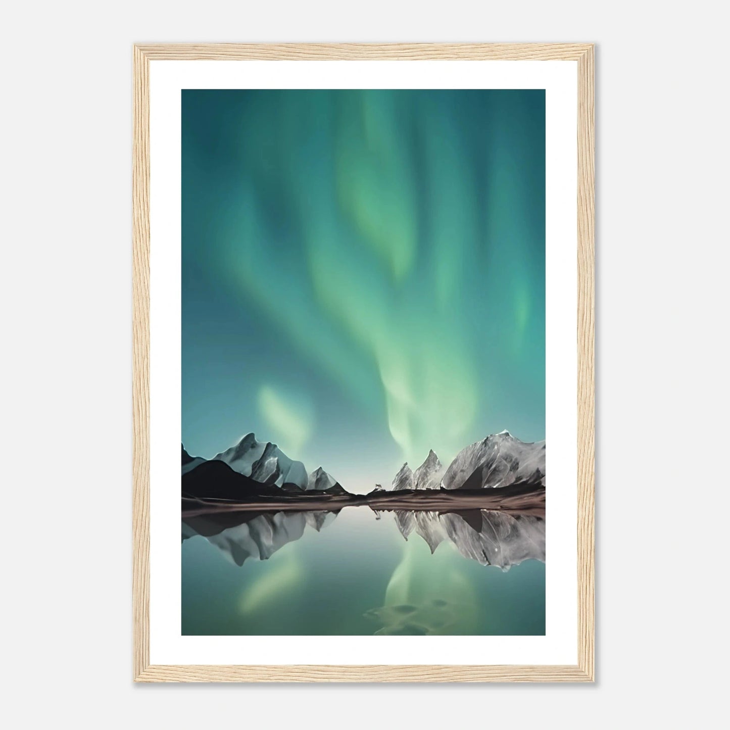 Nordlys – Aurora Borealis | Premium plakat | Treramme - DanielfotoPremium plakat i matt papir med trerammeTreramme21x29.7 cm / 8x12"