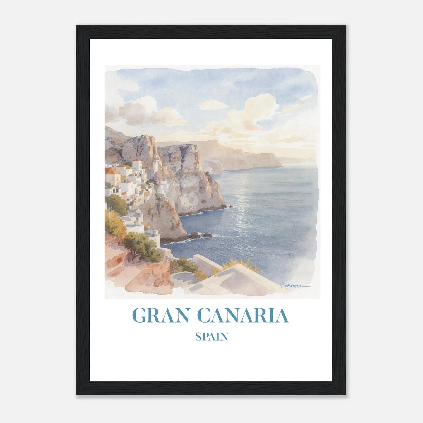 Gran Canaria | Premium plakat | Treramme - DanielfotoA2 (42 x 59.4 cm)Premium plakat i matt papir -