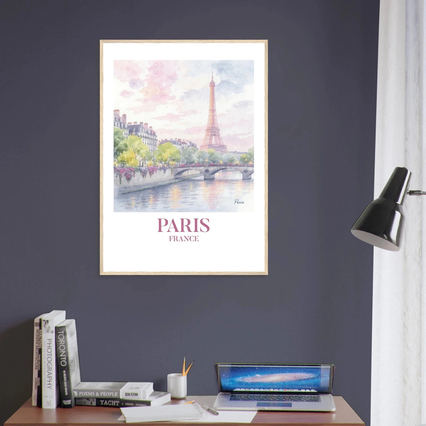Paris | Premium plakat | Treramme - DanielfotoPremium plakat i matt papir med trerammeTreramme21x29.7 cm / 8x12"