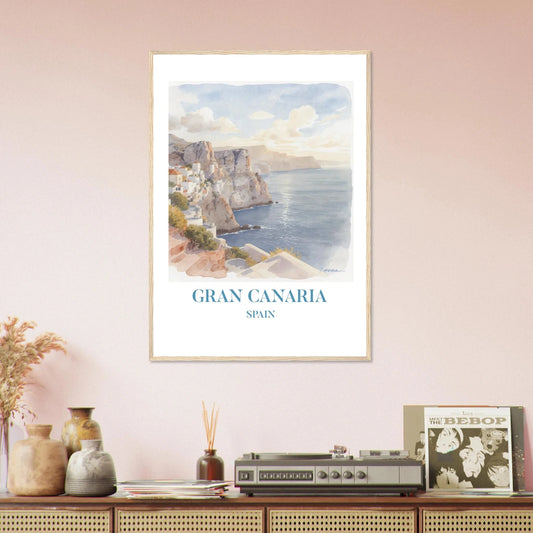 Gran Canaria | Premium plakat | Treramme - DanielfotoA2 (42 x 59.4 cm)Premium plakat i matt papir -