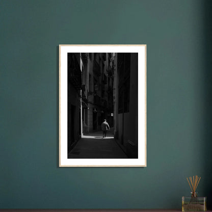 Barri Gòtic i Barcelona | Premium plakat | Treramme - DanielfotoA1 (59.4 x 84.1 cm)Premium plakat i matt papir - 