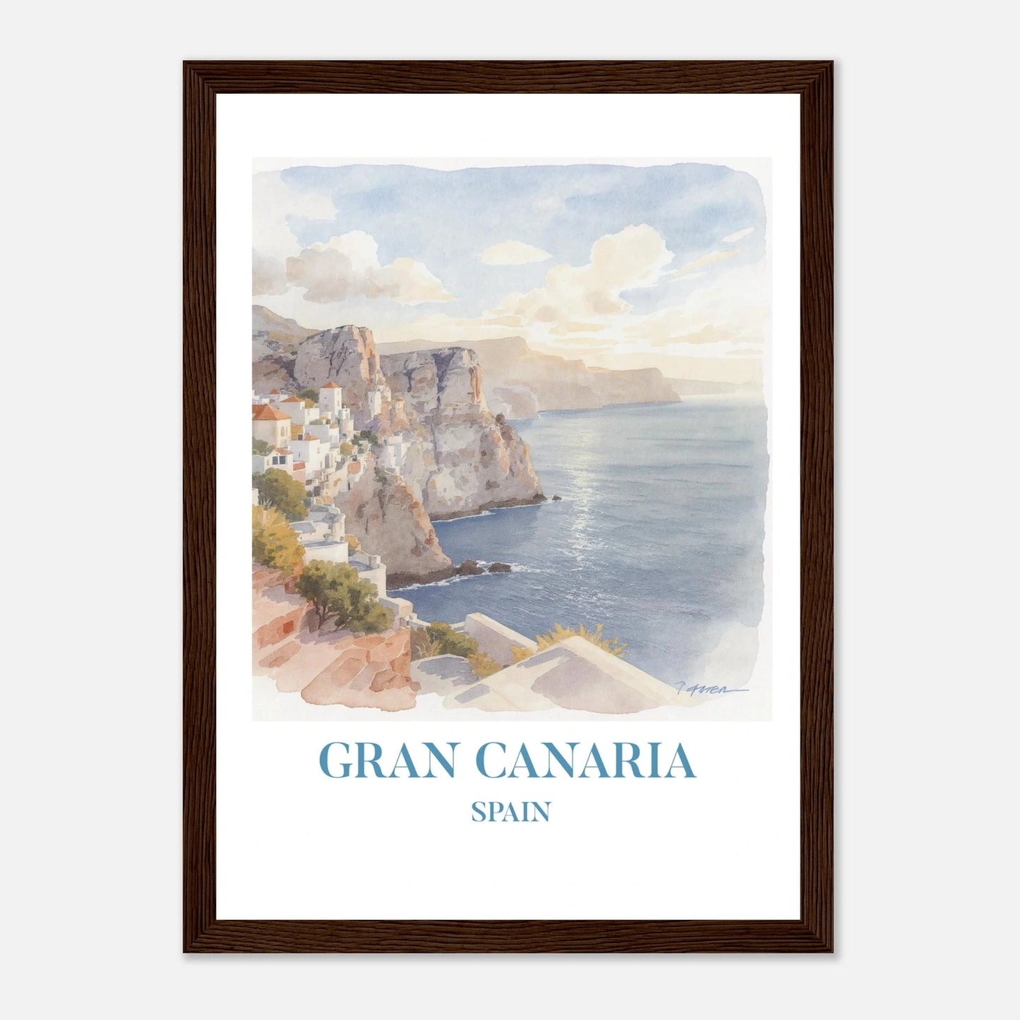 Gran Canaria | Premium plakat | Treramme - DanielfotoA2 (42 x 59.4 cm)Premium plakat i matt papir - 