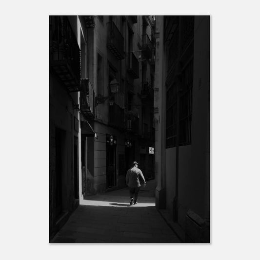 Barri Gòtic i Barcelona | Premium plakat | Treramme - DanielfotoUten ramme21x29.7 cm / 8x12"