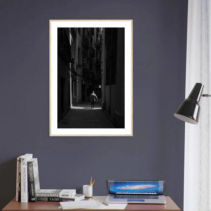 Barri Gòtic i Barcelona | Premium plakat | Treramme - DanielfotoA1 (59.4 x 84.1 cm)Premium plakat i matt papir - 