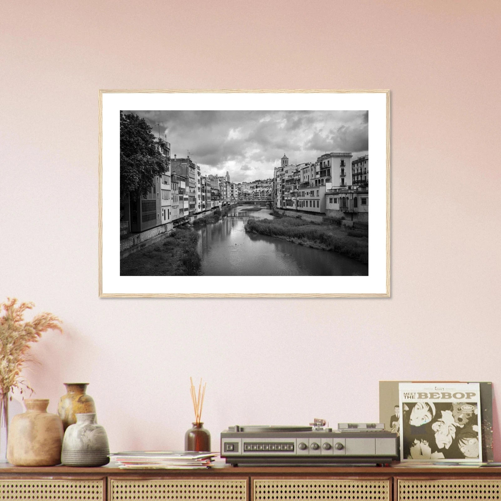 Elvefasader i Girona | Premium plakat | Treramme - Danielfoto21x29.7 cm / 8x12"Premium plakat i matt papir - 