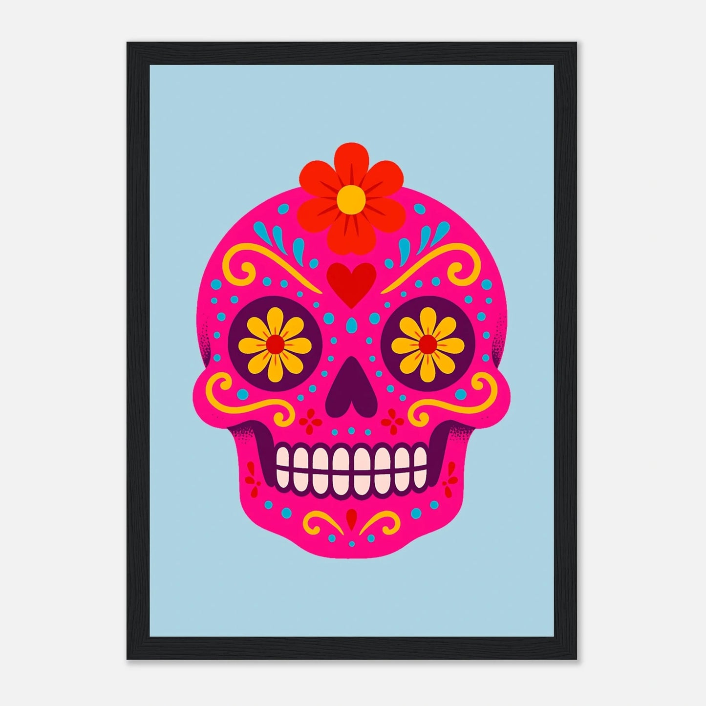 Sukkerskalle | Premium plakat | Treramme - DanielfotoSvart ramme21x29.7 cm / 8x12"
