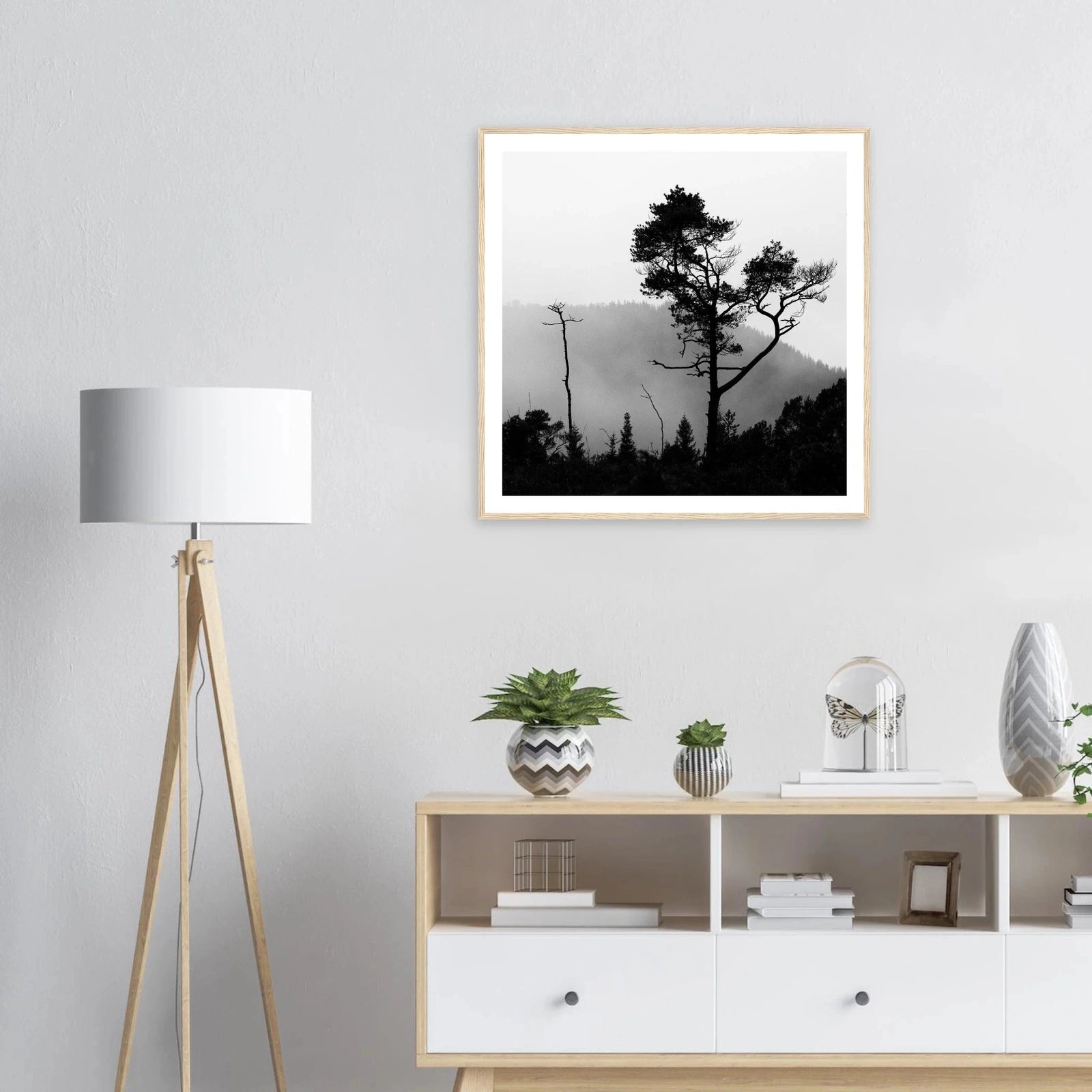 Tre i Hausdalen | Premium plakat | Treramme - Danielfoto70x70 cm / 28x28″Premium plakat i matt papir - 