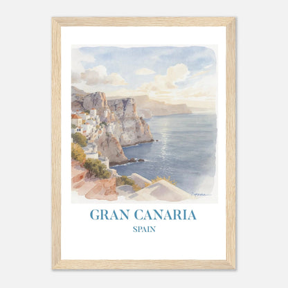 Gran Canaria | Premium plakat | Treramme - DanielfotoA2 (42 x 59.4 cm)Premium plakat i matt papir - 