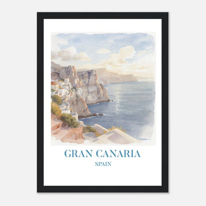 Gran Canaria | Premium plakat | Treramme - DanielfotoA2 (42 x 59.4 cm)Premium plakat i matt papir - 