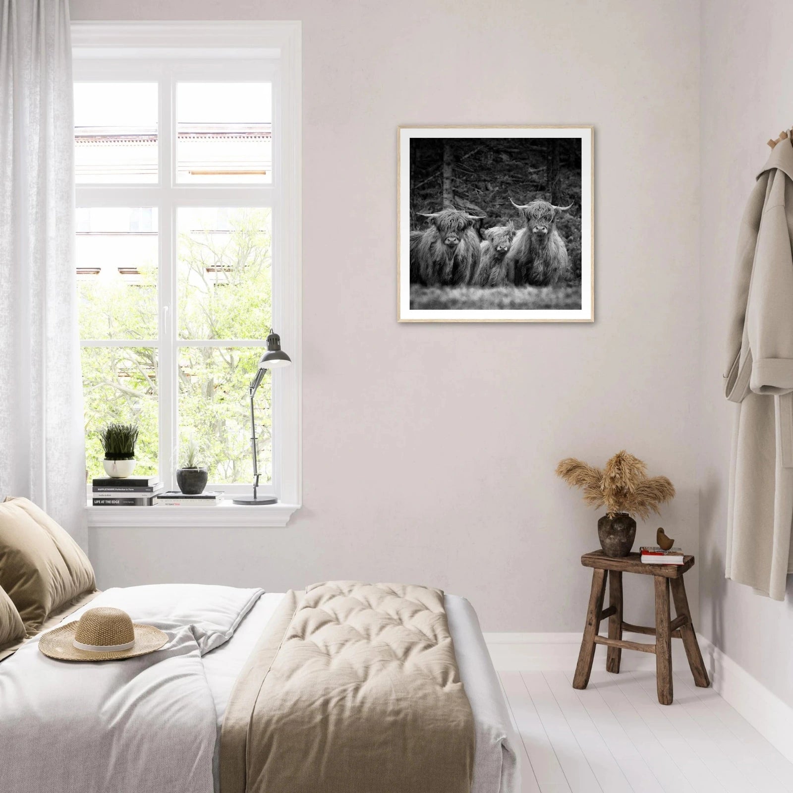 Sjøhus ved Lykling på Bømlo | Premium plakat i matt papir med treramme - Danielfoto50x50 cm / 20x20″Premium plakat i matt papir - 