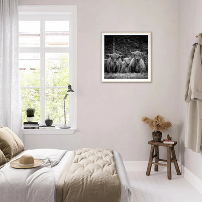Sjøhus ved Lykling på Bømlo | Premium plakat i matt papir med treramme - Danielfoto50x50 cm / 20x20″Premium plakat i matt papir - 
