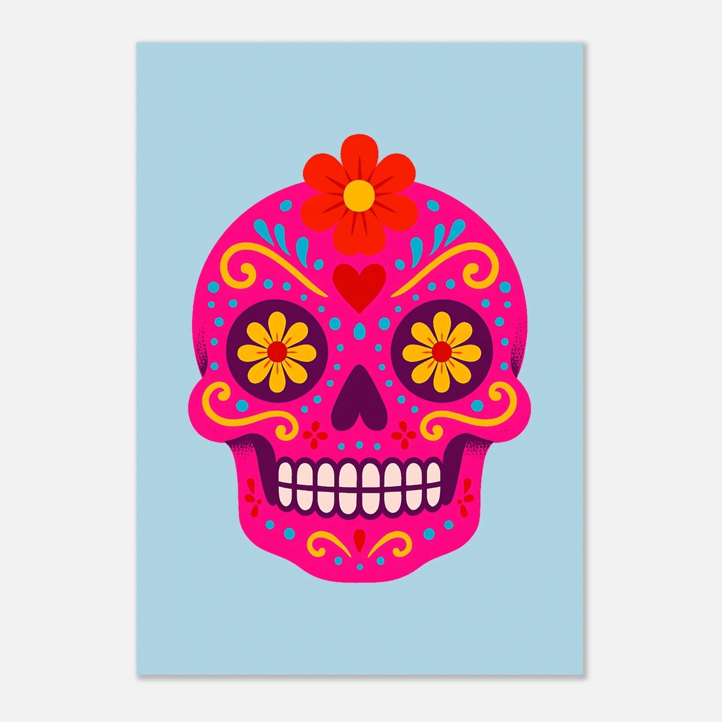 Sukkerskalle | Premium plakat | Treramme - DanielfotoUten ramme21x29.7 cm / 8x12"
