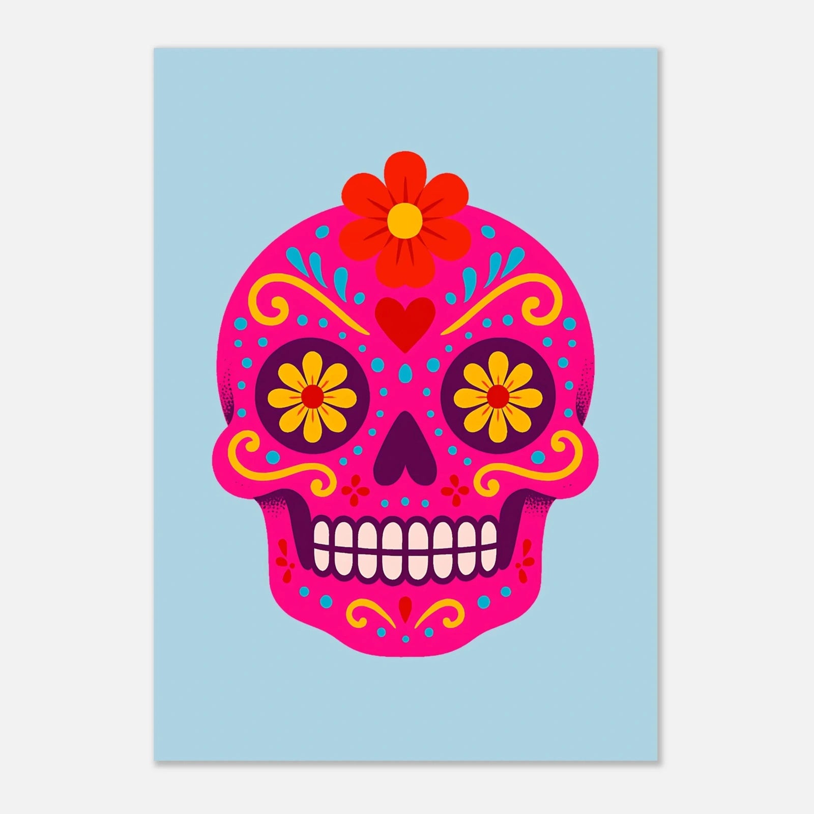 Sukkerskalle | Premium plakat | Treramme - DanielfotoUten ramme21x29.7 cm / 8x12"