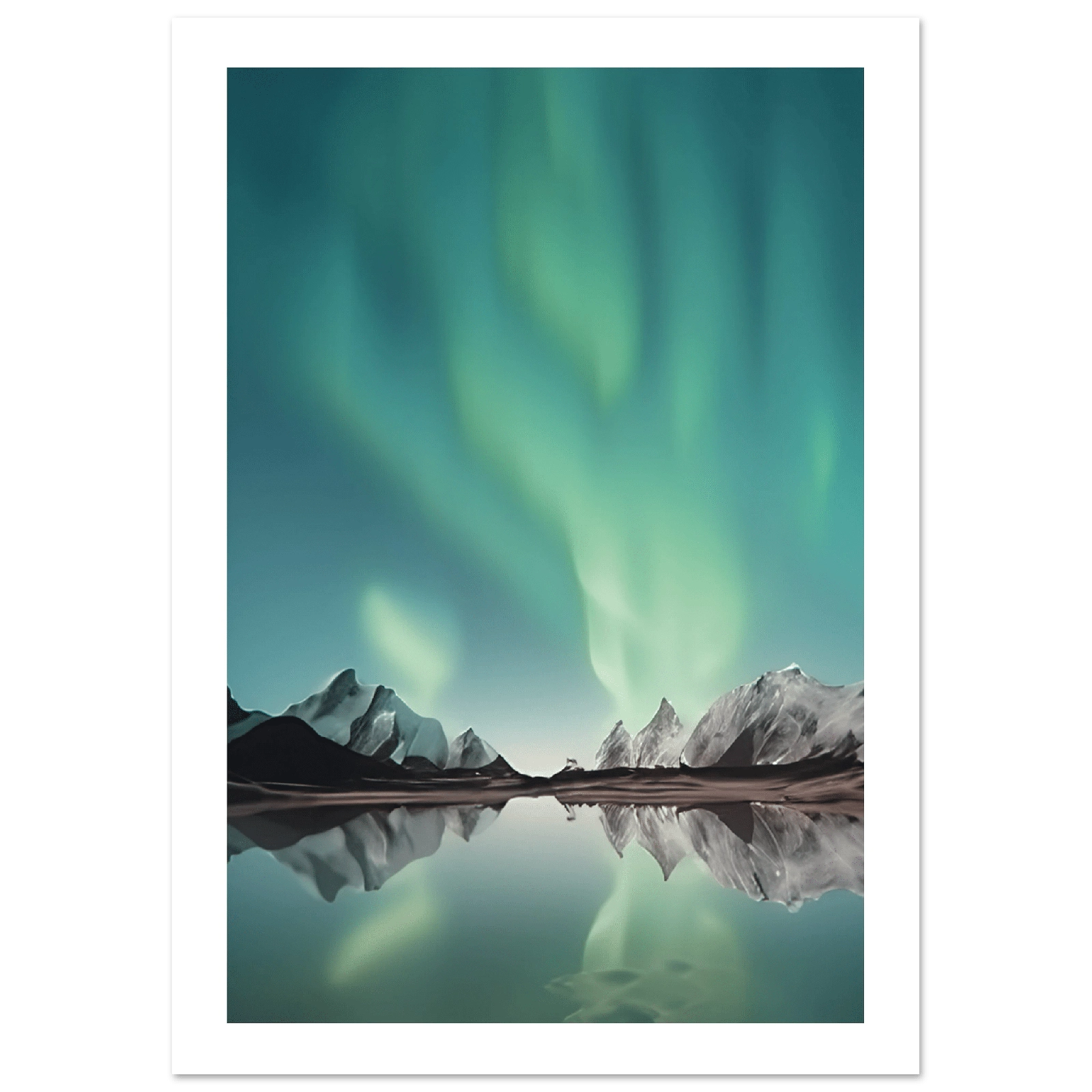 Nordlys – Aurora Borealis | Premium plakat | Treramme - DanielfotoPremium plakat i matt papirUten rammeA3 (29.7 x 42 cm)