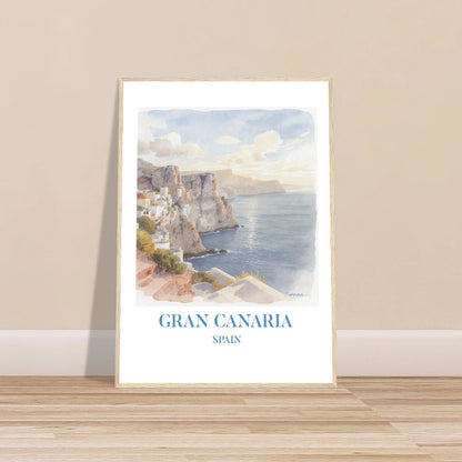 Gran Canaria | Premium plakat | Treramme - DanielfotoA2 (42 x 59.4 cm)Premium plakat i matt papir - 