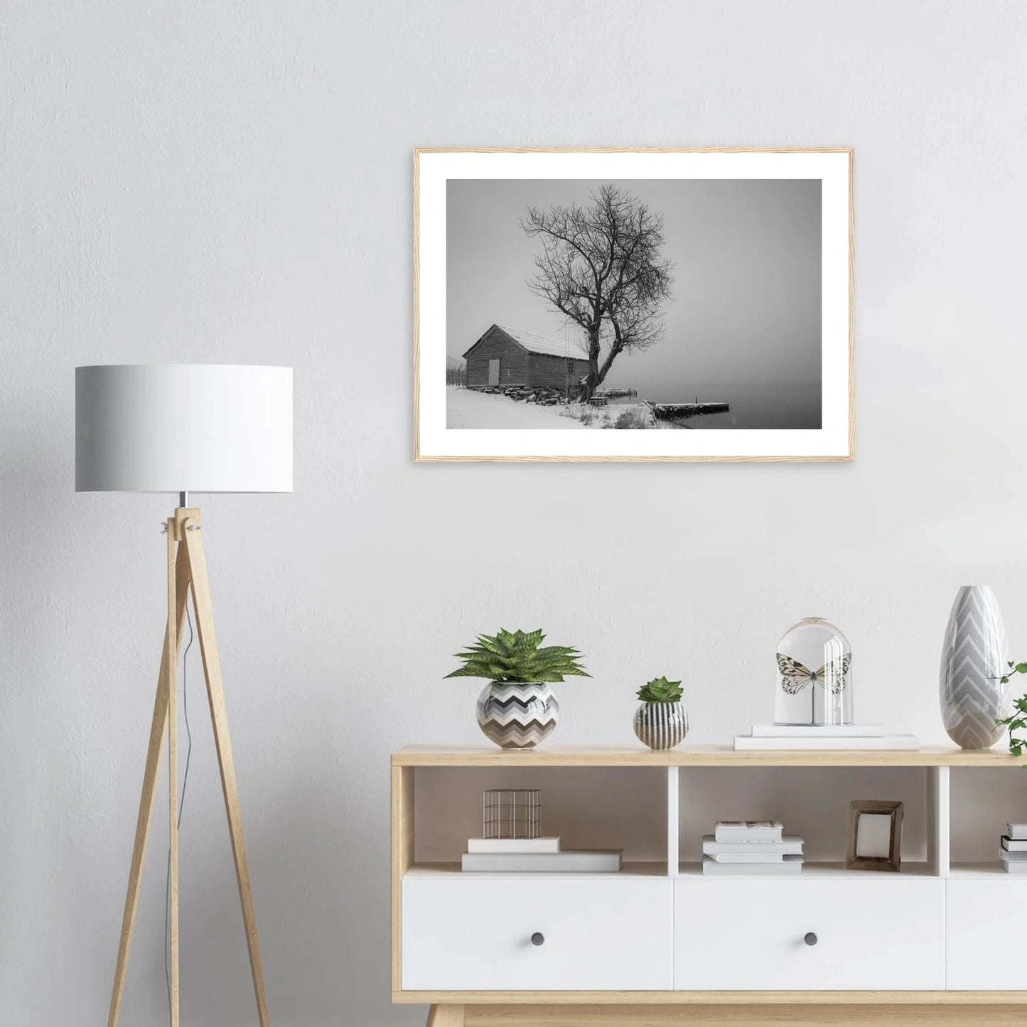 Kirsebærtre ved Festplassen i Bergen | Premium plakat | Treramme - DanielfotoA1 (59.4 x 84.1 cm)Premium plakat i matt papir - 