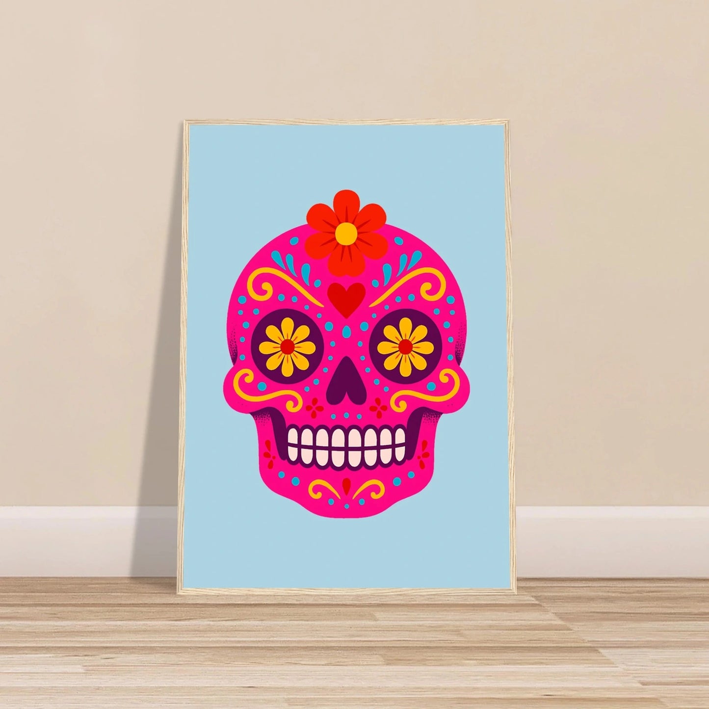 Sukkerskalle | Premium plakat | Treramme - DanielfotoUten ramme21x29.7 cm / 8x12"