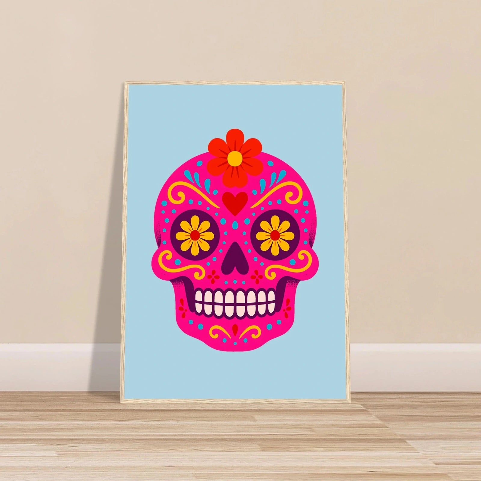 Sukkerskalle | Premium plakat | Treramme - DanielfotoUten ramme21x29.7 cm / 8x12"
