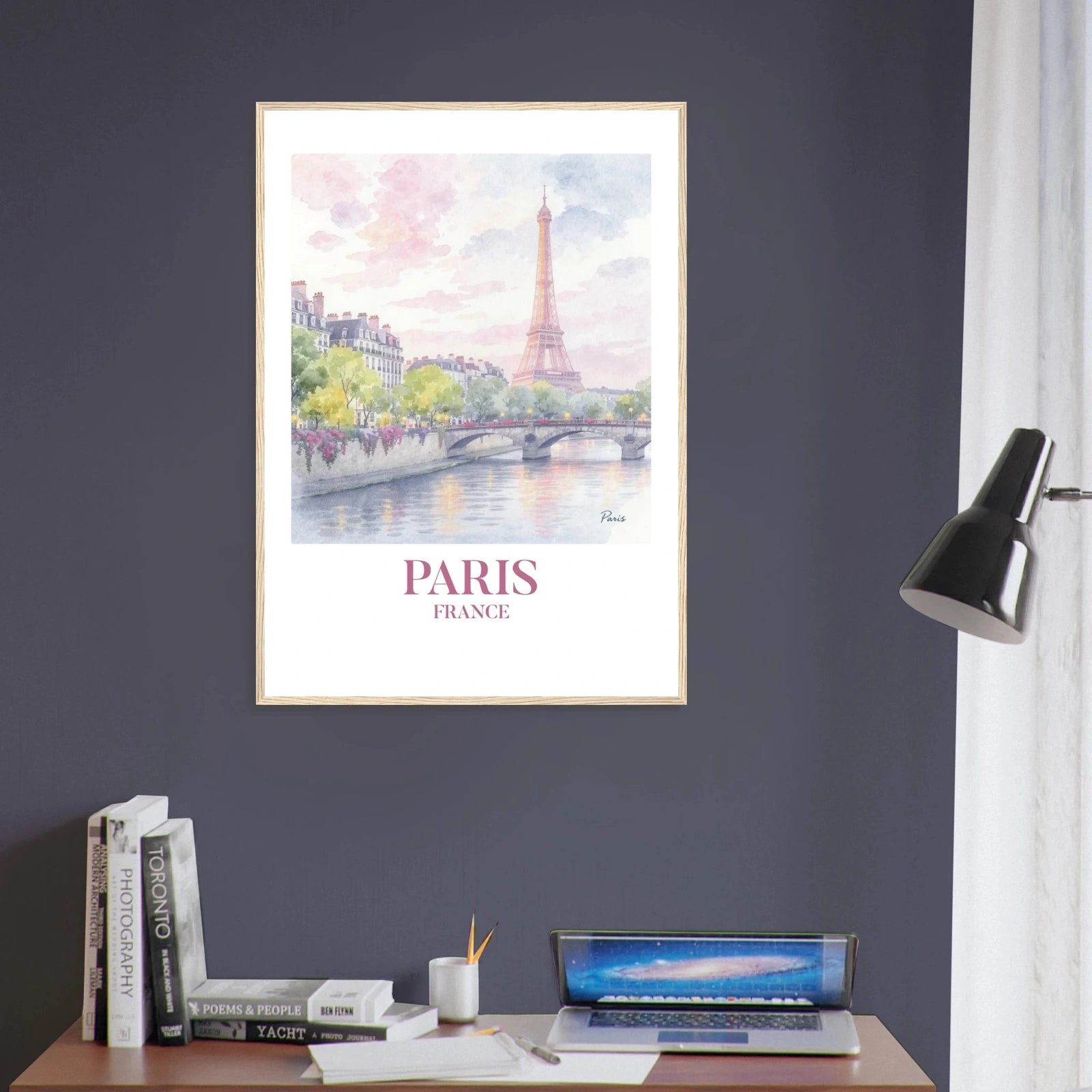 Paris | Premium plakat | Treramme - DanielfotoPremium plakat i matt papir med trerammeTreramme21x29.7 cm / 8x12"