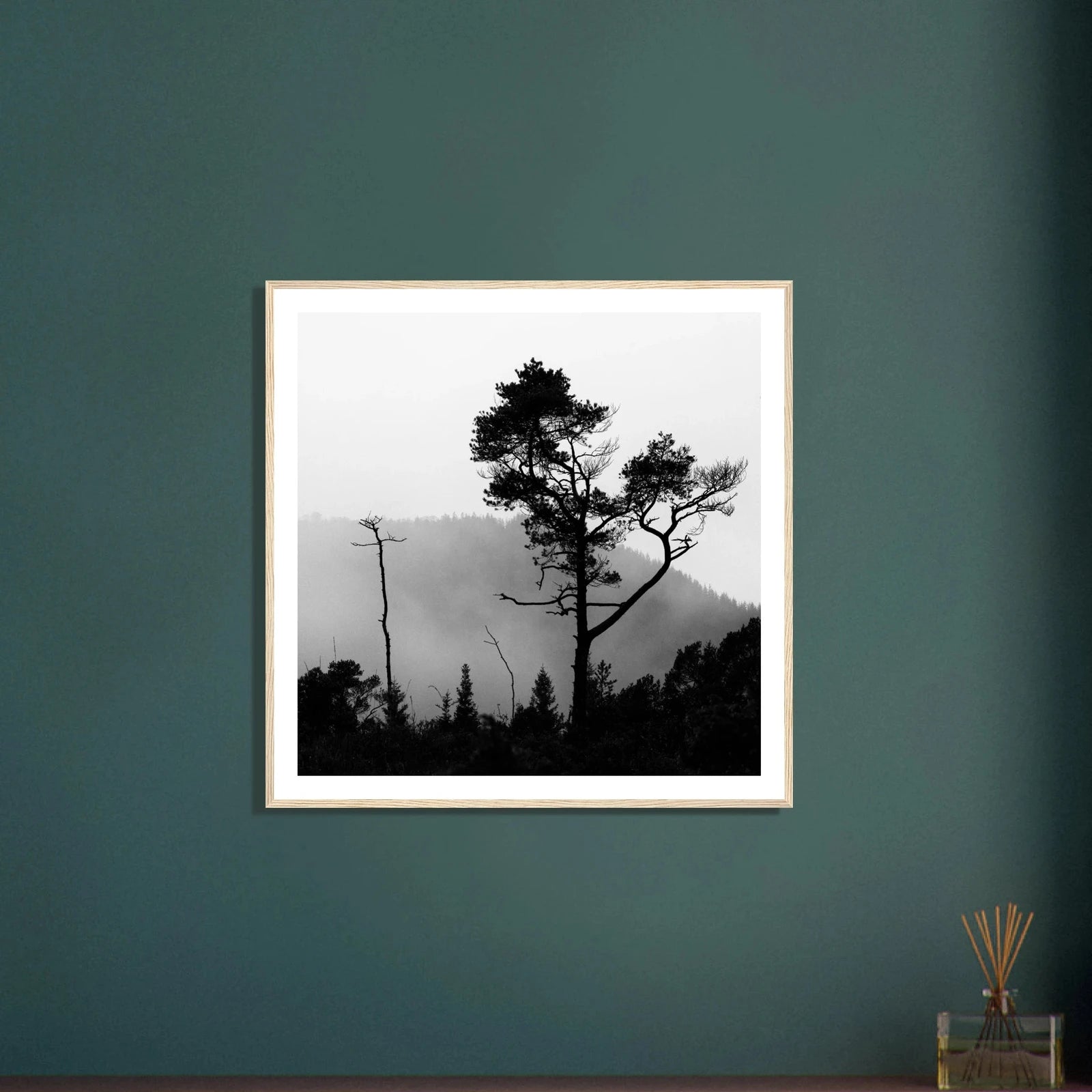 Tre i Hausdalen | Premium plakat | Treramme - Danielfoto70x70 cm / 28x28″Premium plakat i matt papir - 