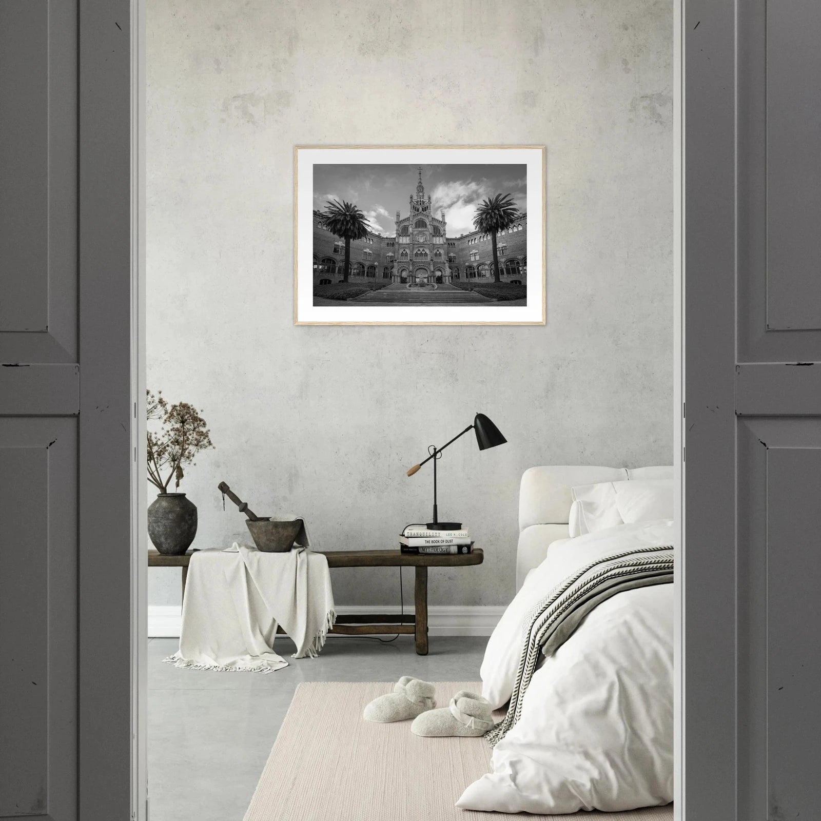 Hospital de Sant Pau i Barcelona | Premium plakat | Treramme - DanielfotoPremium plakat i matt papir med trerammeHvit ramme21x29.7 cm / 8x12"