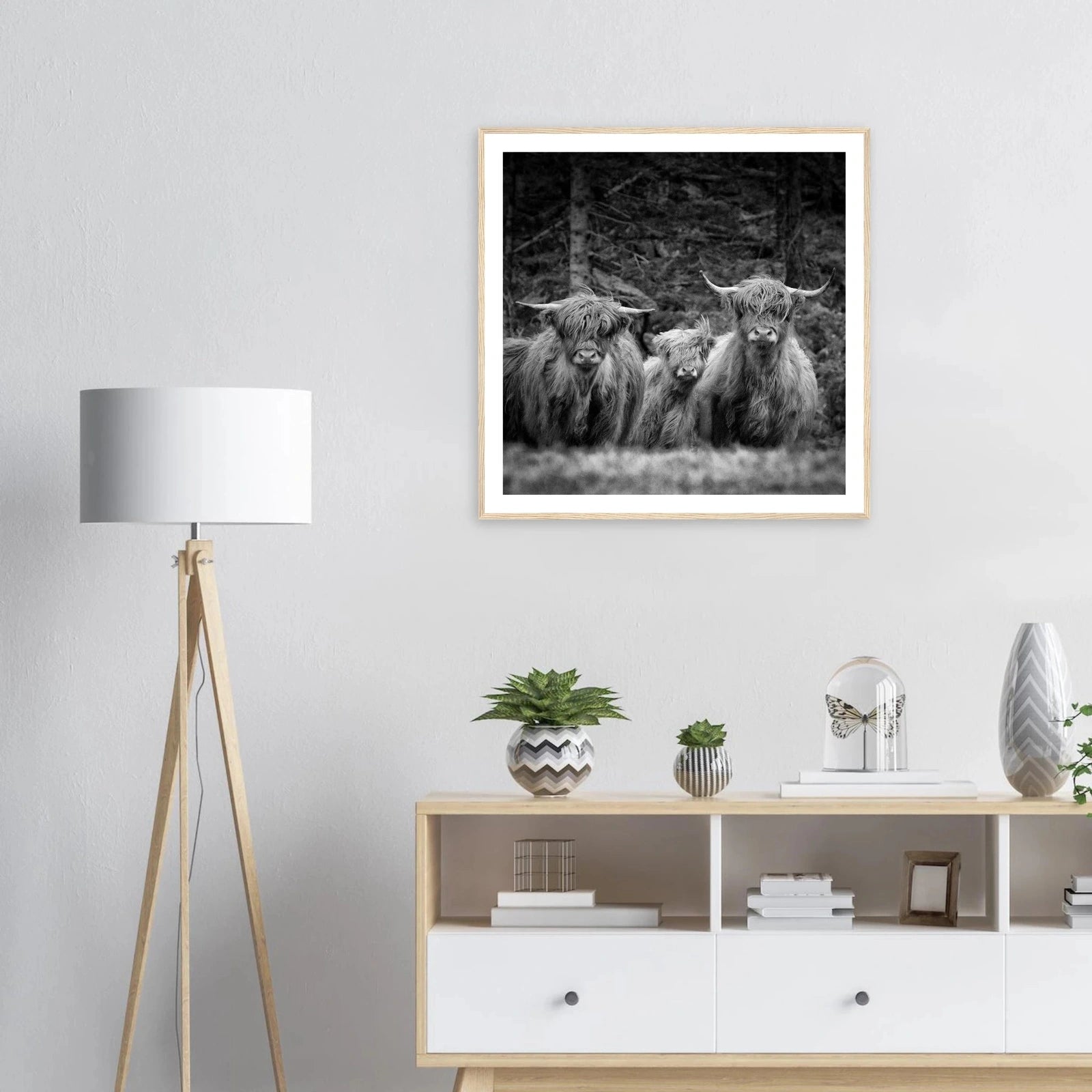 Sjøhus ved Lykling på Bømlo | Premium plakat i matt papir med treramme - Danielfoto50x50 cm / 20x20″Premium plakat i matt papir - 