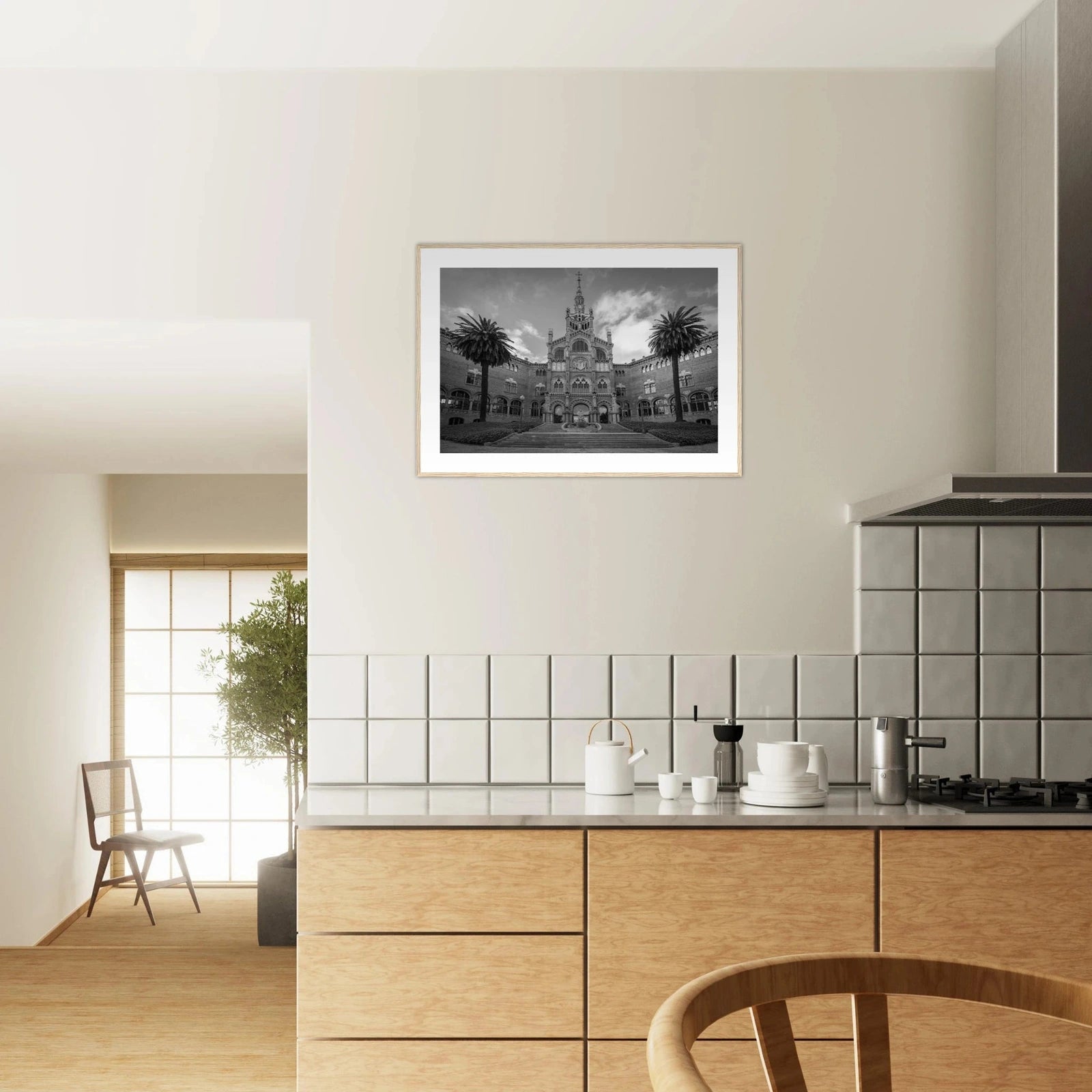 Hospital de Sant Pau i Barcelona | Premium plakat | Treramme - DanielfotoPremium plakat i matt papir med trerammeHvit ramme21x29.7 cm / 8x12"