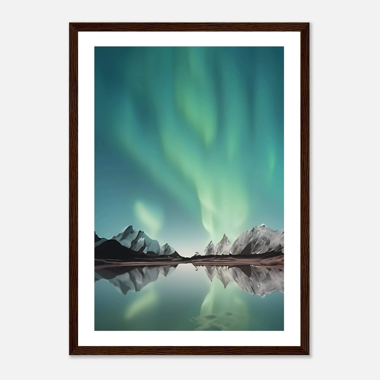 Nordlys – Aurora Borealis | Premium plakat | Treramme - DanielfotoPremium plakat i matt papirUten rammeA1 (59.4 x 84.1 cm)