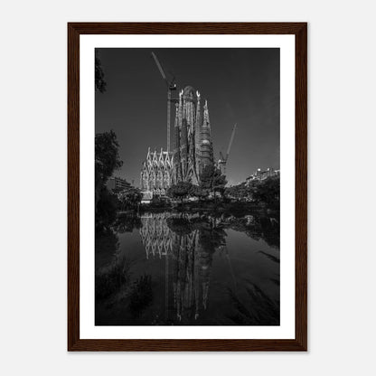 Sagrada Família | Premium plakat | Treramme - DanielfotoPremium plakat i matt papir med trerammeSvart ramme21x29.7 cm / 8x12"