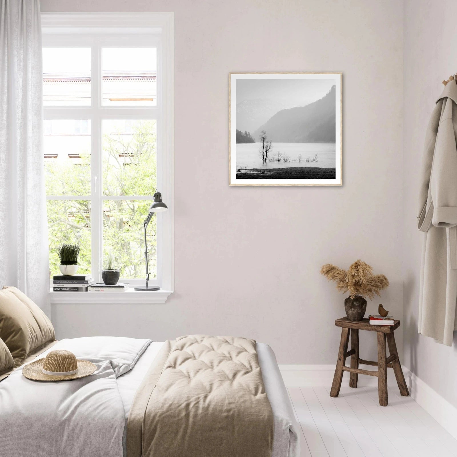 Stillheten ved Øvredalsvatnet | Premium plakat | Treramme - DanielfotoUten ramme30x30 cm / 12x12″