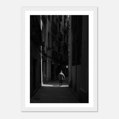 Barri Gòtic i Barcelona | Premium plakat | Treramme - DanielfotoA1 (59.4 x 84.1 cm)Premium plakat i matt papir - 