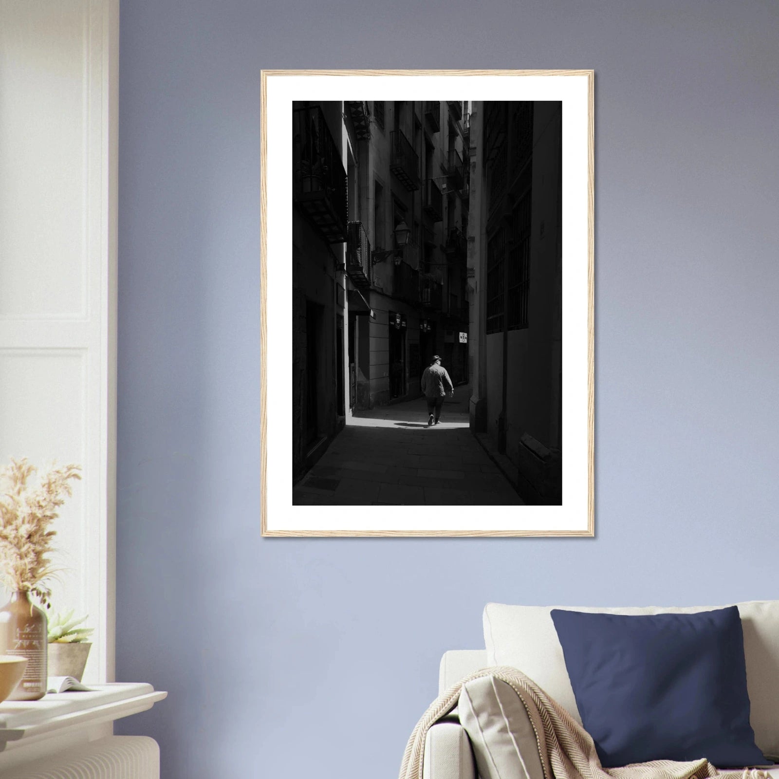 Barri Gòtic i Barcelona | Premium plakat | Treramme - DanielfotoA1 (59.4 x 84.1 cm)Premium plakat i matt papir - 
