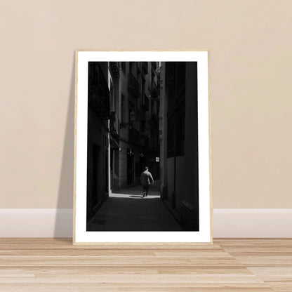 Barri Gòtic i Barcelona | Premium plakat | Treramme - DanielfotoA1 (59.4 x 84.1 cm)Premium plakat i matt papir - 