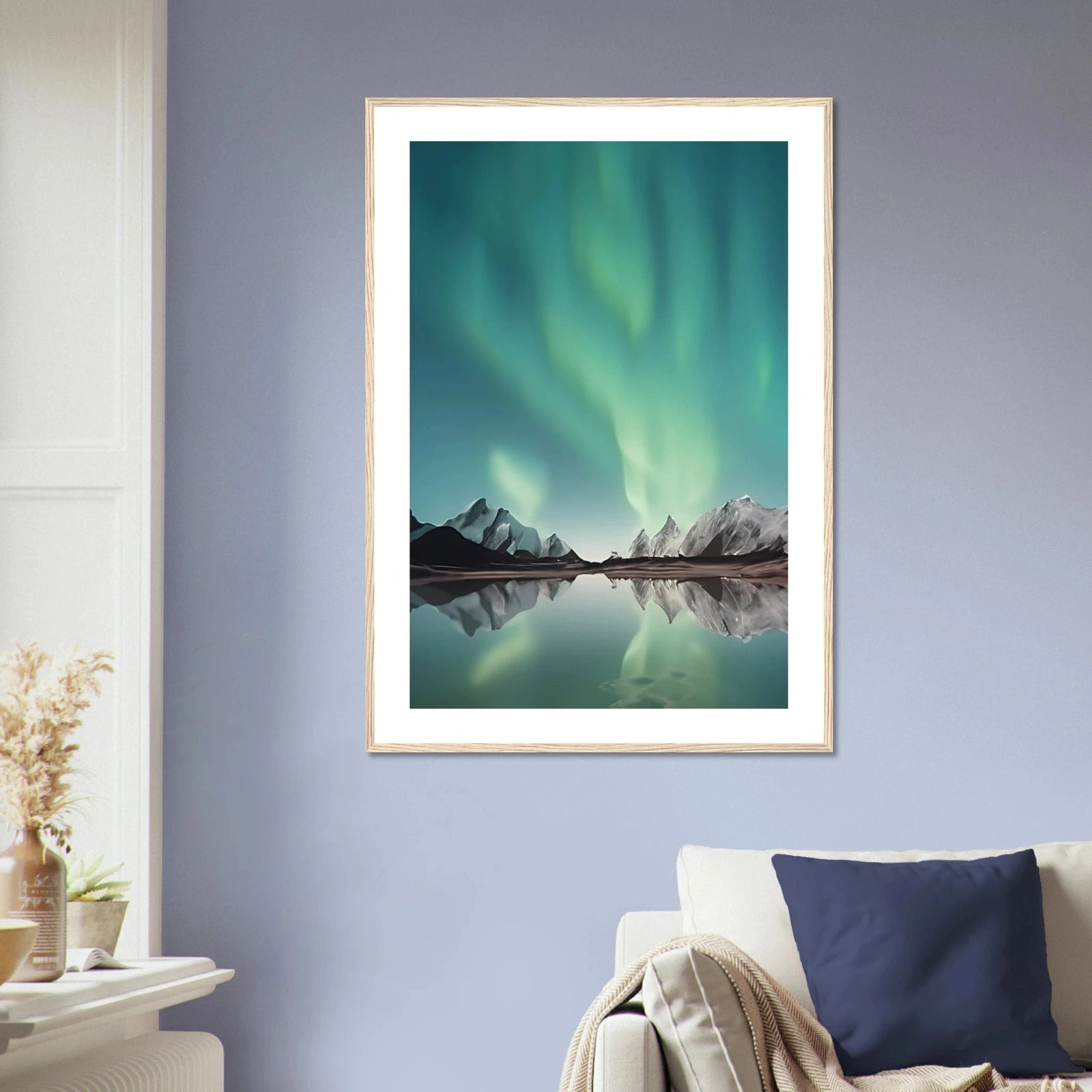Nordlys – Aurora Borealis | Premium plakat | Treramme - DanielfotoPremium plakat i matt papir med trerammeTreramme21x29.7 cm / 8x12"