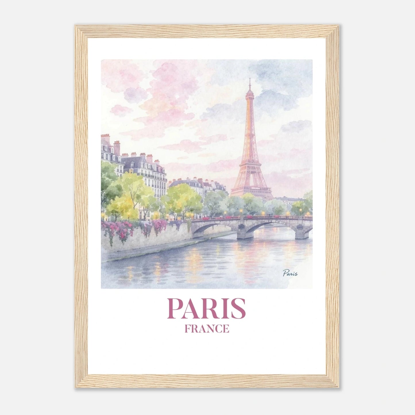 Paris | Premium plakat | Treramme - DanielfotoPremium plakat i matt papirUten rammeA2 (42 x 59.4 cm)
