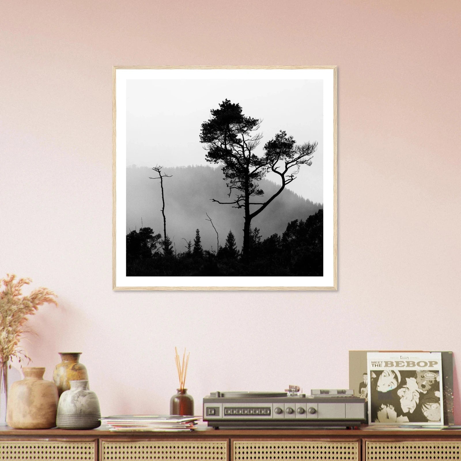 Tre i Hausdalen | Premium plakat | Treramme - Danielfoto70x70 cm / 28x28″Premium plakat i matt papir - 