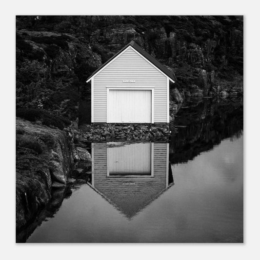 Naust på Øygarden | Premium plakat | Treramme - DanielfotoUten ramme30x30 cm / 12x12″