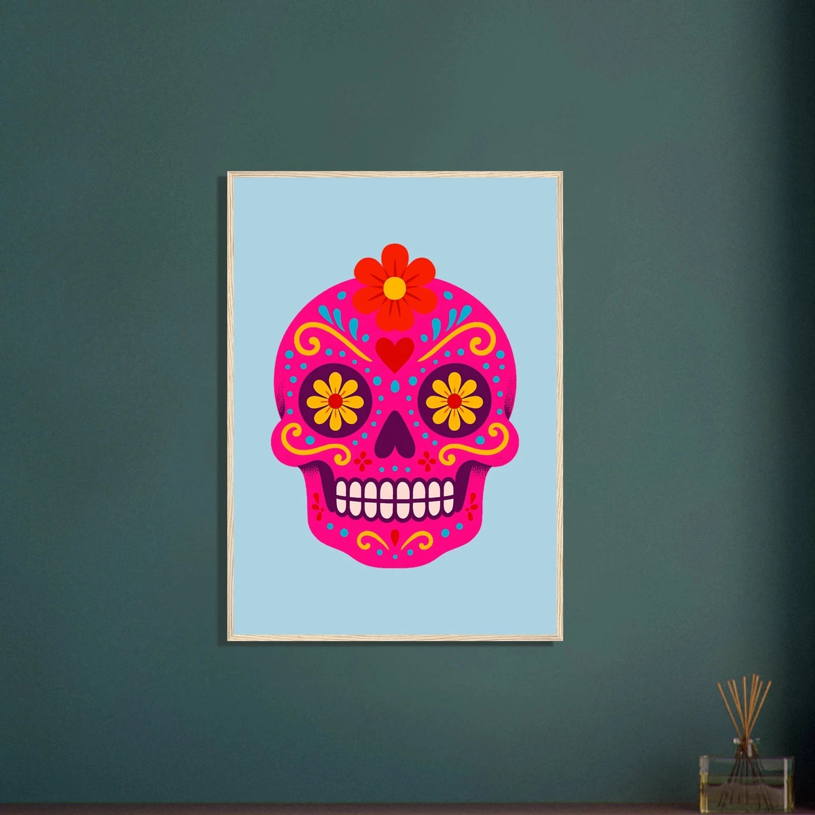 Sukkerskalle | Premium plakat | Treramme - DanielfotoUten ramme21x29.7 cm / 8x12"