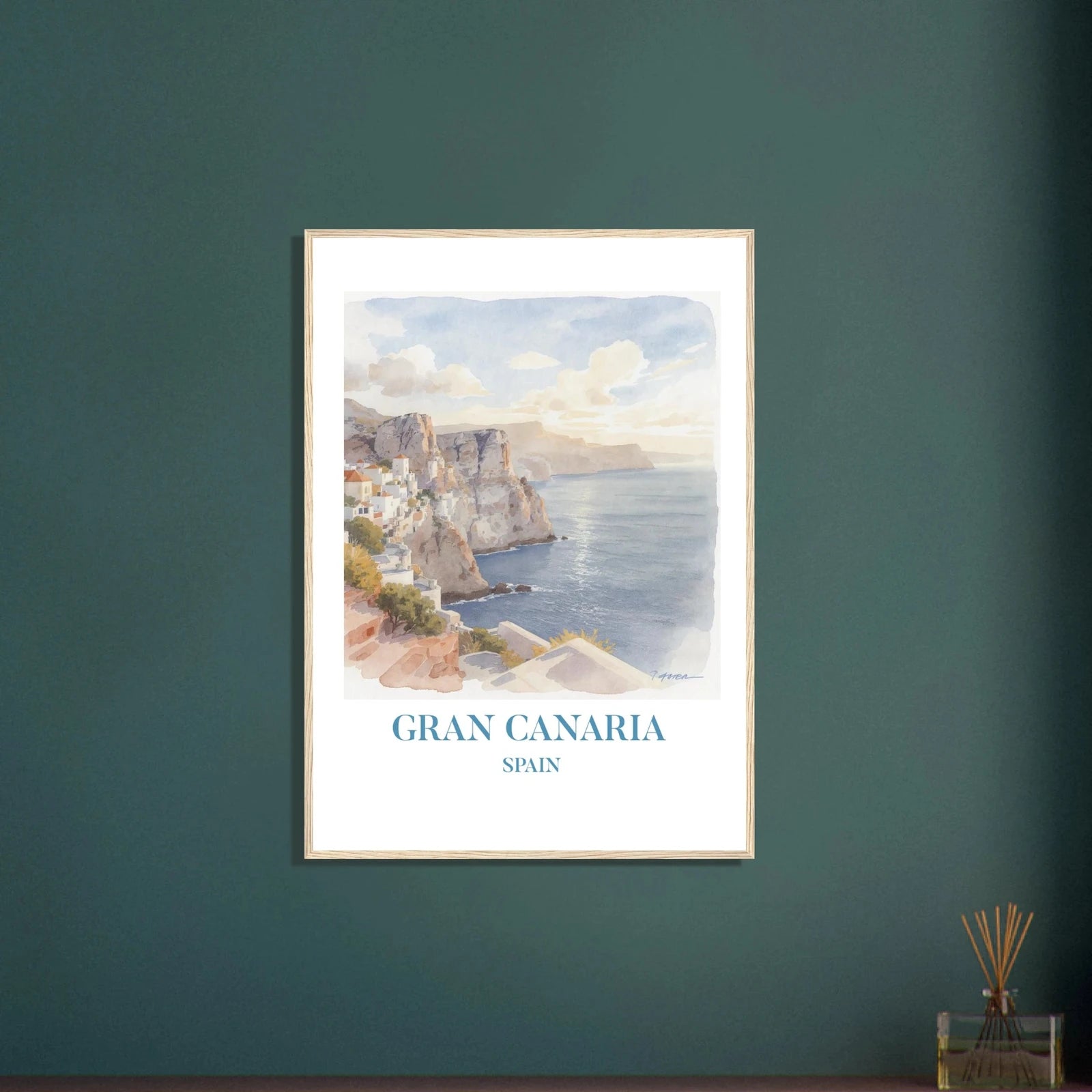 Gran Canaria | Premium plakat | Treramme - DanielfotoA2 (42 x 59.4 cm)Premium plakat i matt papir - 