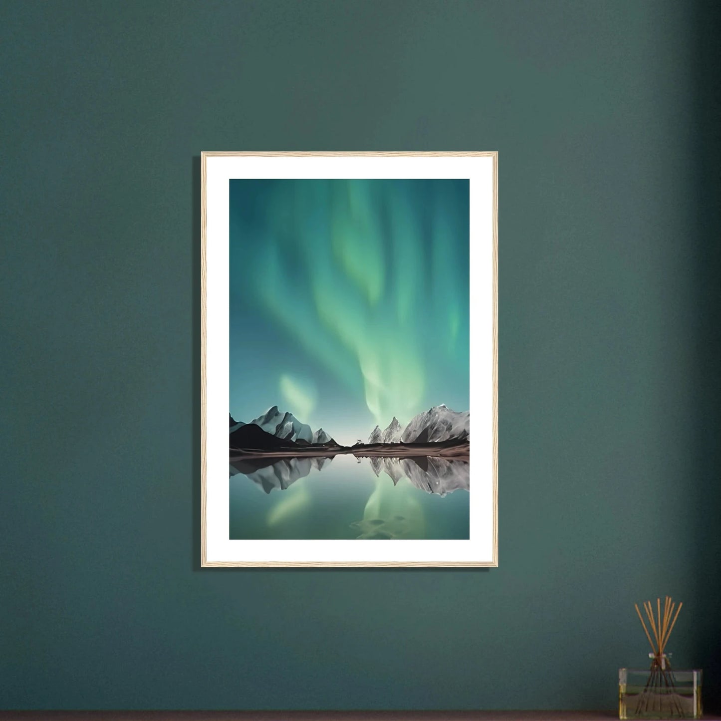 Nordlys – Aurora Borealis | Premium plakat | Treramme - DanielfotoPremium plakat i matt papir med trerammeSvart ramme21x29.7 cm / 8x12"