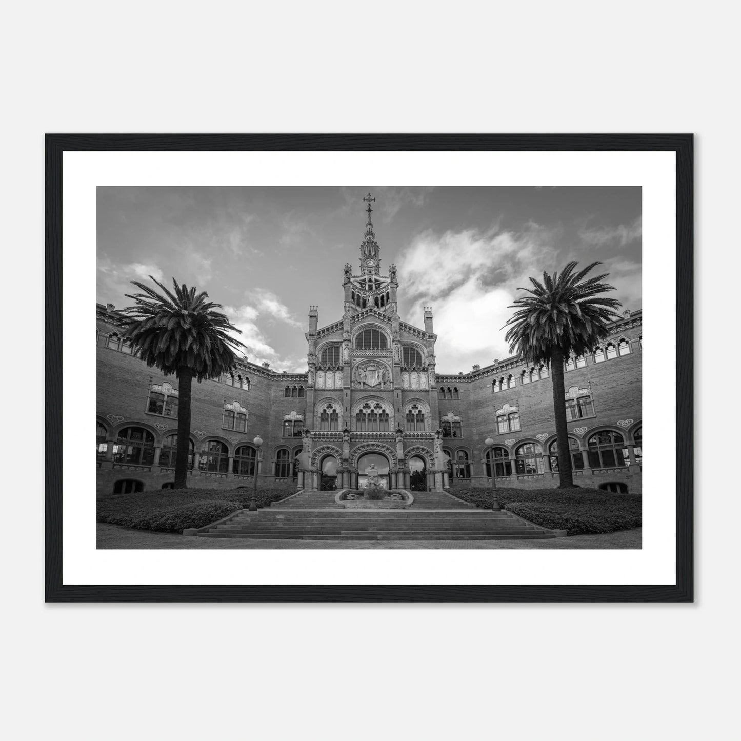Hospital de Sant Pau i Barcelona | Premium plakat | Treramme - DanielfotoPremium plakat i matt papir med trerammeSvart ramme21x29.7 cm / 8x12"