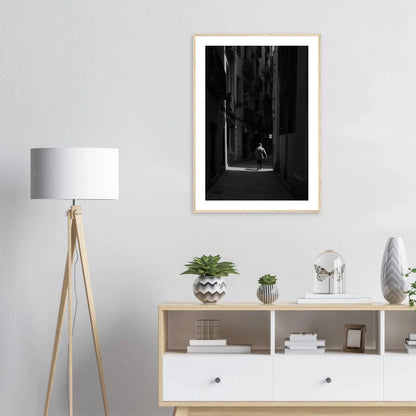 Barri Gòtic i Barcelona | Premium plakat | Treramme - DanielfotoA1 (59.4 x 84.1 cm)Premium plakat i matt papir - 