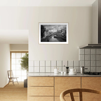Elvefasader i Girona | Premium plakat | Treramme - Danielfoto21x29.7 cm / 8x12"Premium plakat i matt papir - 