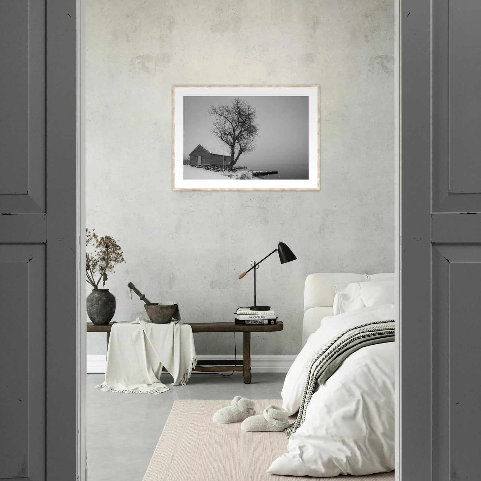 Kirsebærtre ved Festplassen i Bergen | Premium plakat | Treramme - DanielfotoA1 (59.4 x 84.1 cm)Premium plakat i matt papir - 
