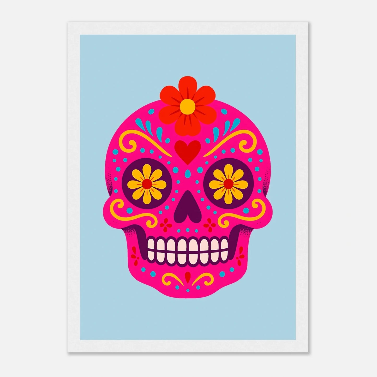Sukkerskalle | Premium plakat | Treramme - DanielfotoHvit ramme21x29.7 cm / 8x12"